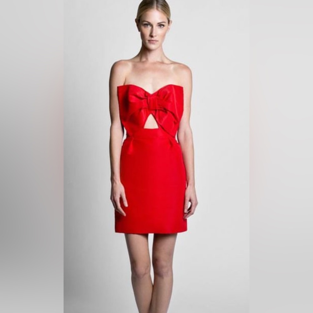 COPY - COPY - Alexia Maria Bow Mini Dress